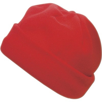 Logotrade mainoslahja ja liikelahja kuva: Soe fliismüts, punane