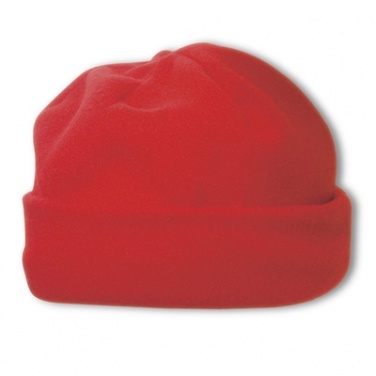Logo trade mainoslahjat ja liikelahjat kuva: Soe fliismüts, punane