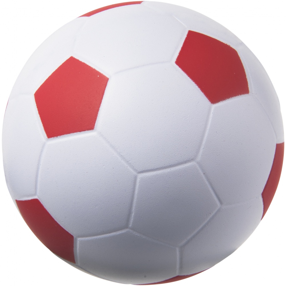 Logo trade mainoslahjat ja liikelahjat kuva: Football-stressilelu, punainen