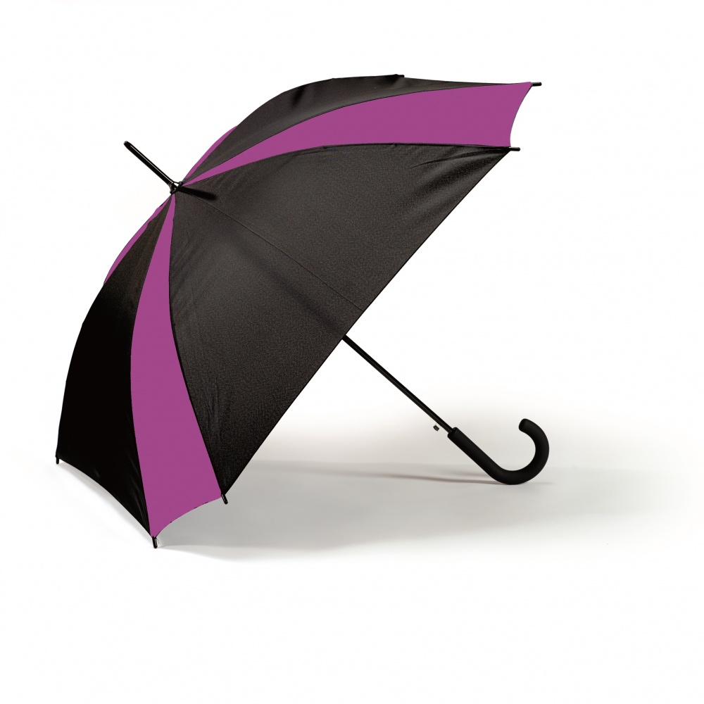 Logotrade mainoslahjat kuva: Kirju vihmavari Saint-Tropez, lilla/must