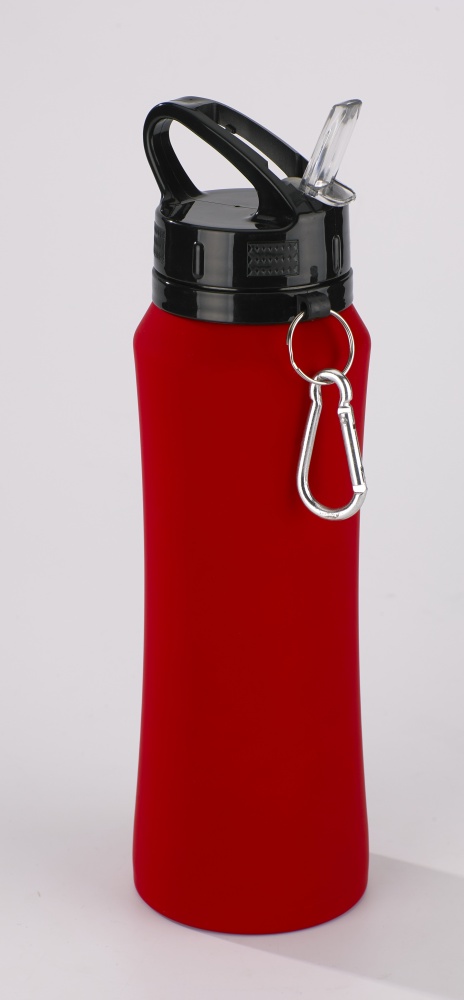 Logotrade liikelahjat kuva: Juomapullo Colorissimo, 700 ml, punainen