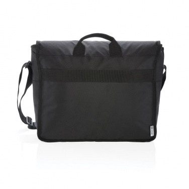 Logotrade mainostuotet kuva: Reklaamkingitus: Swiss Peak RFID 15" laptop messenger bag PVC free, black