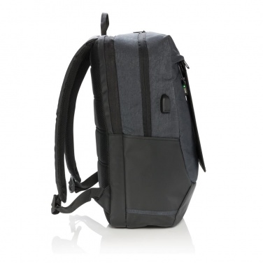 Logo trade liikelahjat tuotekuva: Firmakingitus: Swiss Peak eclipse solar backpack, black