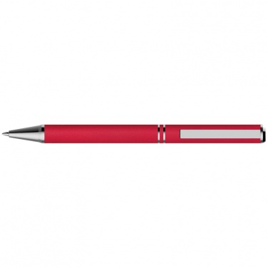 Logotrade mainoslahja tuotekuva: Metallist zig-zag pastakas, punane