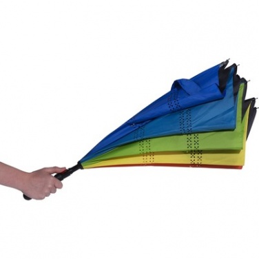 Logo trade liikelahjat tuotekuva: Käännettävä automaattinen sateenvarjo AX, värillinen