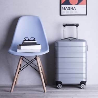 Logotrade mainostuotet kuva: Tyylikäs matkalaukku - kotelolaukku, hopea