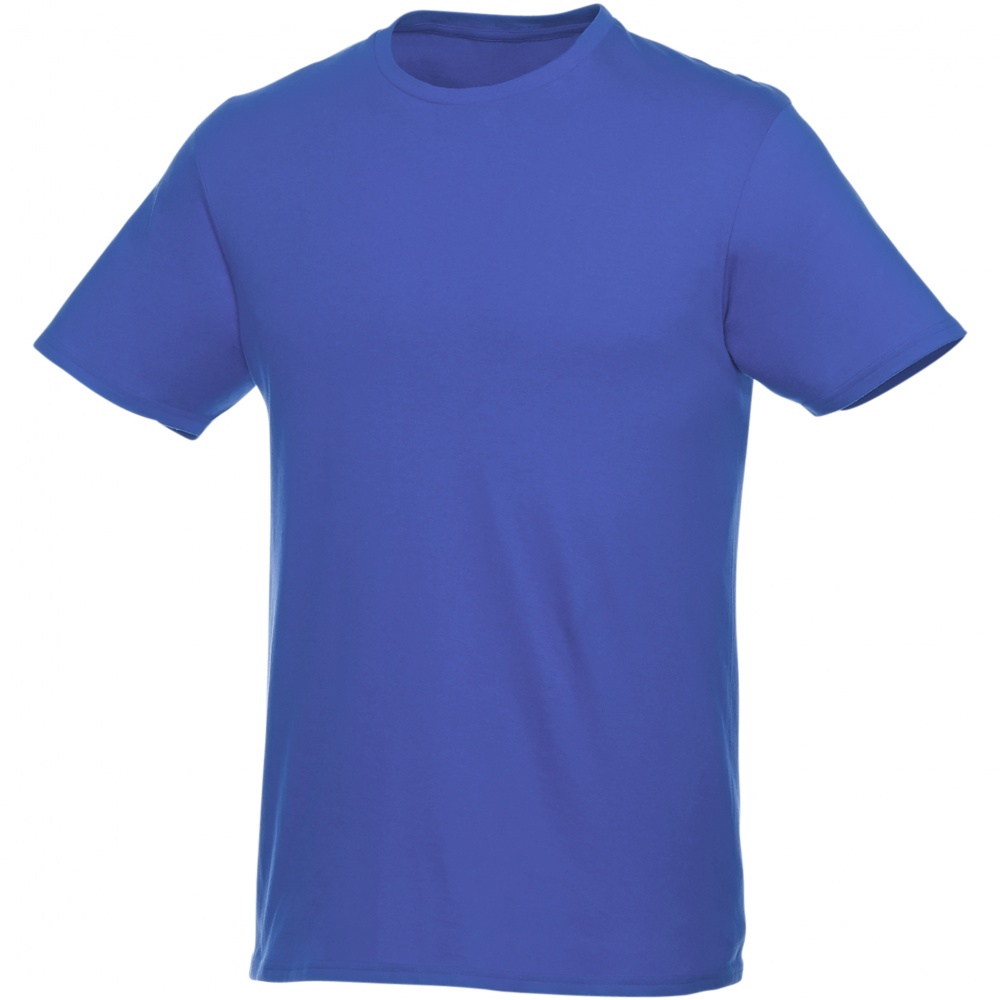 Logo trade mainoslahja kuva: Heros-t-paita, lyhyet hihat, unisex, sininen