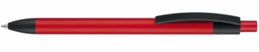 Logotrade mainoslahja tuotekuva: Kynä soft touch Capri, punainen