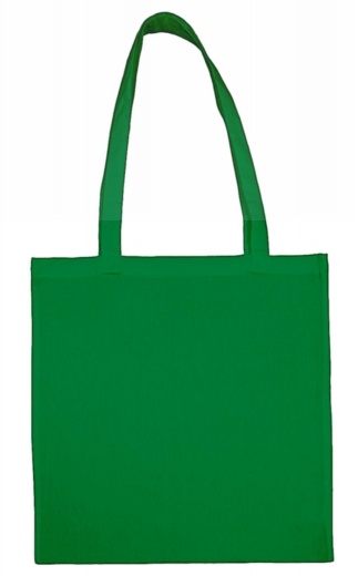 Logo trade mainoslahja kuva: Puuvillane poekott, roheline