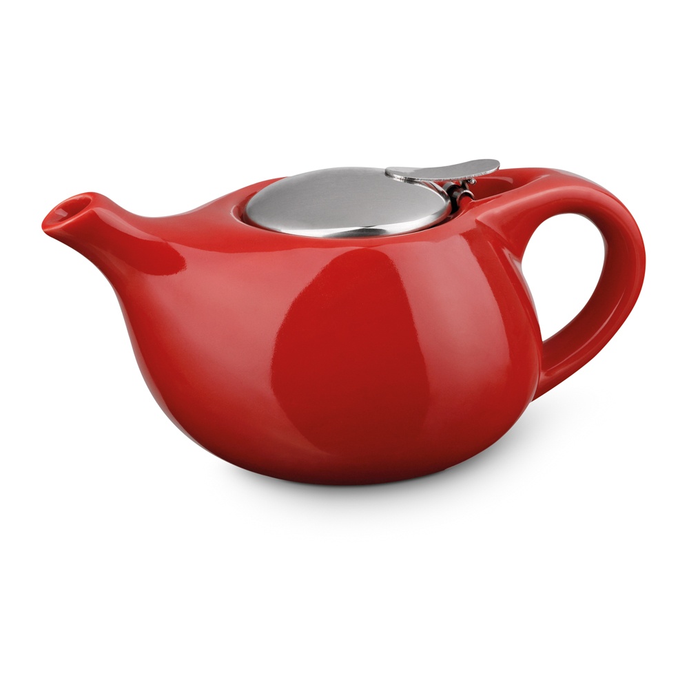 Logotrade liikelahjat mainoslahjat tuotekuva: Keraamiline teekann, punane