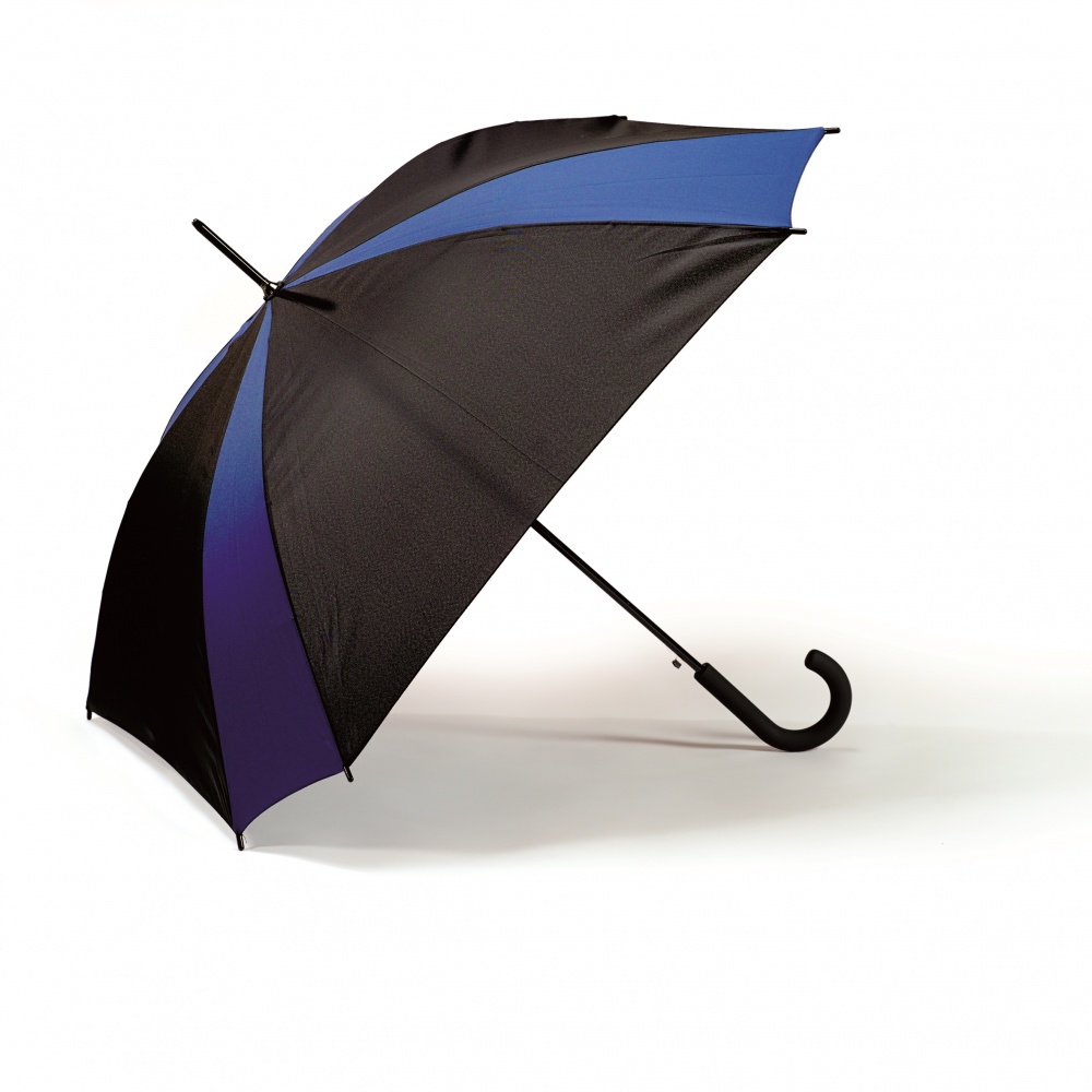 Logotrade mainoslahja ja liikelahja kuva: Vihmavari Saint-Tropez kandiline, sinine/must