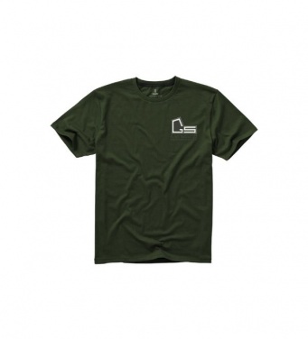 Logotrade mainostuote tuotekuva: Nanaimo T-paita, lyhythihainen, armeijan vihreä