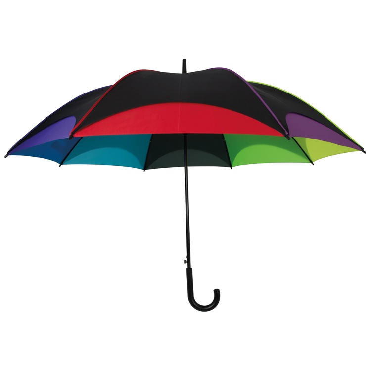 Logo trade mainostuotet tuotekuva: Vikerkaarevärviline vihmavari, värviline