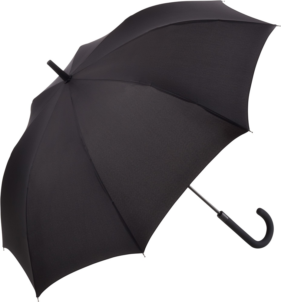 Logo trade liikelahja kuva: Myrskynkestävä sateenvarjo AC FARE®, musta