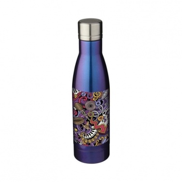 Logotrade liikelahjat mainoslahjat tuotekuva: Vasa Aurora kuparityhjiöeristetty pullo, sininen