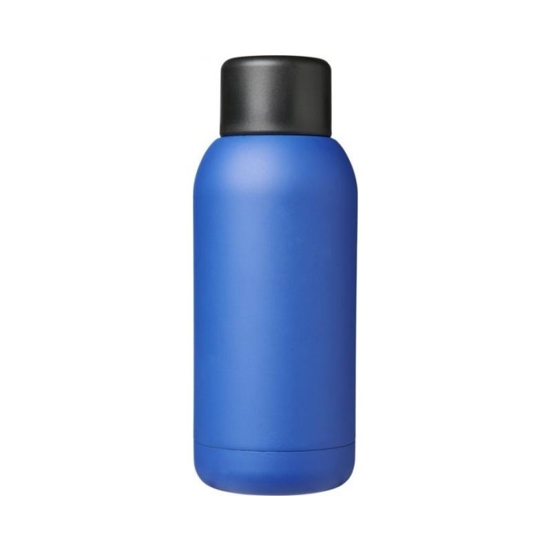 Logotrade mainoslahja ja liikelahja kuva: Brea 375 ml:n kuparinvärinen eristetty juomapullo, sininen