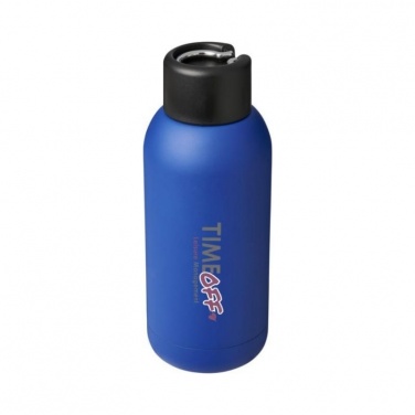 Logo trade liikelahjat tuotekuva: Brea 375 ml:n kuparinvärinen eristetty juomapullo, sininen