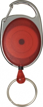 Logotrade liikelahjat mainoslahjat tuotekuva: Gerlos-rollerclip avaimenperä, punainen
