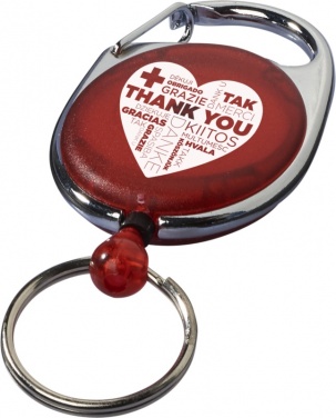 Logotrade liikelahjat kuva: Gerlos-rollerclip avaimenperä, punainen