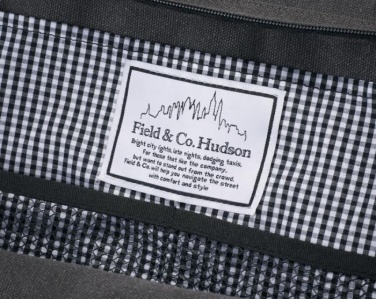 Logo trade mainoslahja ja liikelahja tuotekuva: Hudson-merimiessäkkimallinen viikonloppukassi, meleerattu harmaa