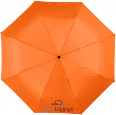 Logo trade mainostuotet tuotekuva: 21.5" Alex 3-osainen automaattinen sateenvarjo, oranssi