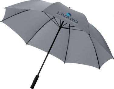 Logotrade liikelahjat mainoslahjat tuotekuva: 30” Yfke-golfsateenvarjo EVA-kahvalla, harmaa