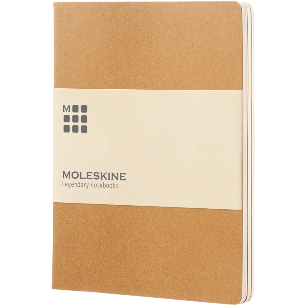 Logo trade liikelahja kuva: Moleskine Cahier Journal-muistivihko, XL-koko - tavallinen