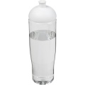 H2O Active® Tempo 700 ml kupukantinen urheilujuomapullo, Läpinäkyvä / valkoinen