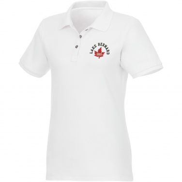 Logo trade liikelahjat tuotekuva: Beryl short sleeve women's organic recycled polo