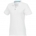 Beryl short sleeve women's organic recycled polo, Valkoinen