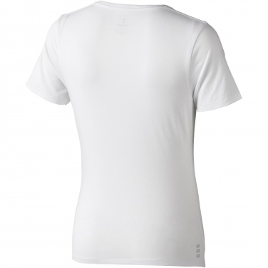 Logotrade mainostuotet kuva: Kawartha short sleeve women's organic V-neck t-shirt