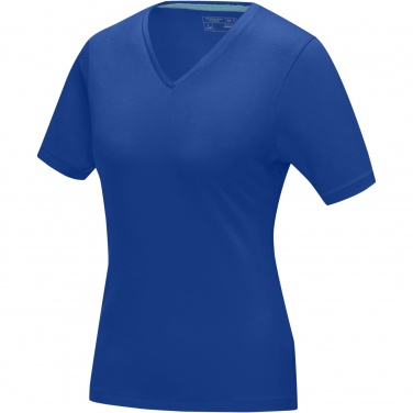 Logo trade mainoslahja kuva: Kawartha short sleeve women's organic V-neck t-shirt