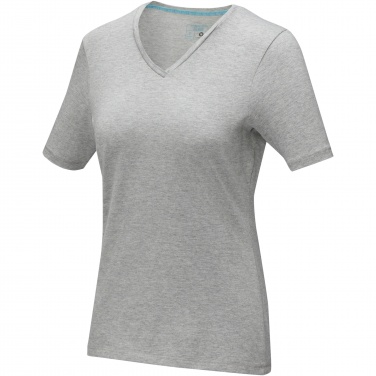 Logo trade mainoslahja ja liikelahja tuotekuva: Kawartha short sleeve women's organic V-neck t-shirt