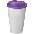 Americano® 350 ml muki, läikyttämätön kansi, Valkoinen/violetti