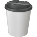 Americano® Espresso 250 ml muki, läikyttämätön kansi , Valkoinen/harmaa