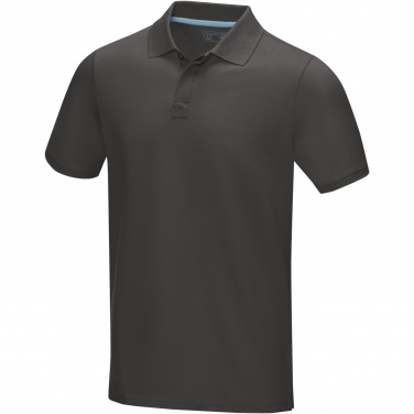 Logotrade mainoslahja tuotekuva: Graphite short sleeve men’s organic polo