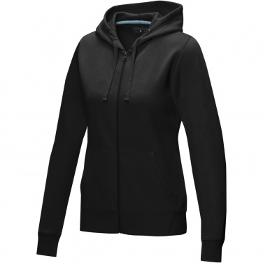 Logotrade mainostuotet kuva: Ruby women’s organic recycled full zip hoodie