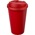 Americano® Eco -kahvimuki kierrätetystä materiaalista, läikyttämätön, 350 ml, Punainen