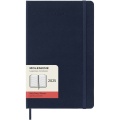 Moleskine kovakantinen L- kalenteri 12 kuukaudelle, Safiirinsininen