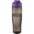 H2O Active® Eco Tempo 700 ml:n urheilujuomapullo läppäkannella, Violetti/hiili