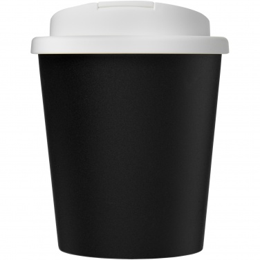 Logo trade liikelahja kuva: Americano® Espresso Eco 250 ml kahvimuki kierrätetystä materiaalista. Läikkymätön kansi.