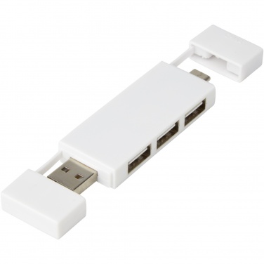 Logo trade mainoslahja ja liikelahja tuotekuva: Mulan Kaksois USB 2.0 -hubi