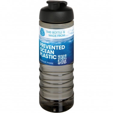 Logotrade liikelahjat mainoslahjat tuotekuva: H2O Active® Eco Treble 750 ml:n juomapullo flip lid -kannella