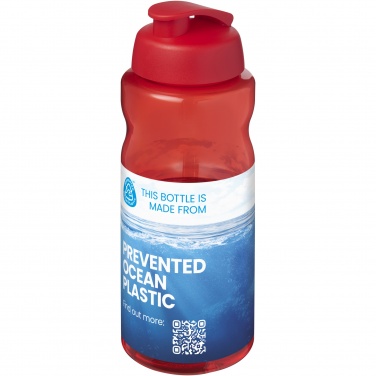 Logo trade liikelahjat mainoslahjat kuva: H2O Active® Eco Big Base 1 litran urheilujuomapullo flip lid -kannella