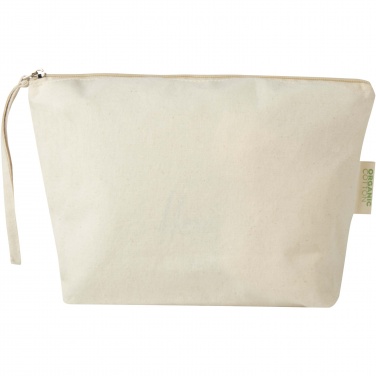 Logotrade mainoslahja tuotekuva: Orissa 180 g/m² organic large accessory pouch 3L