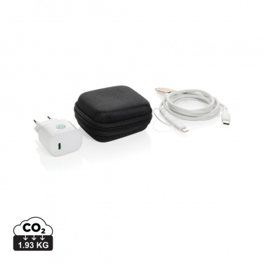 Logotrade liikelahja tuotekuva: Boost RCS kierrätetty PET 20W USB-C 2 kpl lataussetti