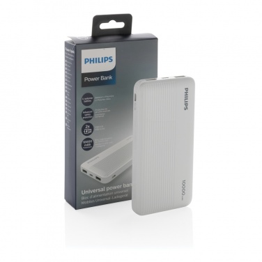 Logotrade liikelahjat mainoslahjat tuotekuva: Philips 10000mAh ohut varavirtalähde