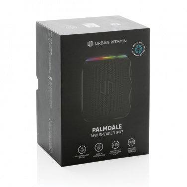 Logotrade liikelahjat kuva: Urban Vitamin Palmdale 16W kaiutin IPX7 RCS muovista