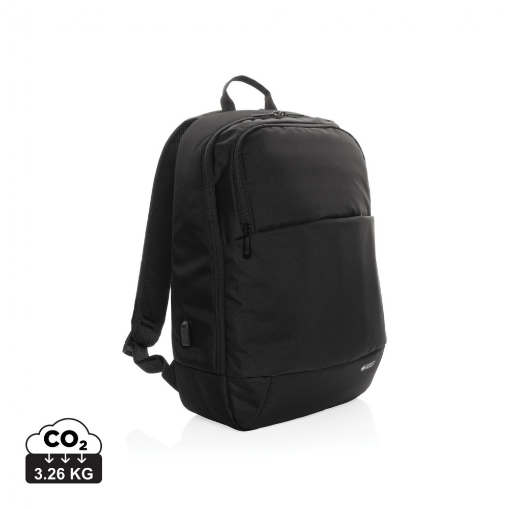 Logotrade mainoslahja tuotekuva: Swiss Peak AWARE™ moderni 15.6" tietokonereppu