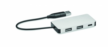 Logotrade liikelahjat kuva: 3 portin USB-keskitin